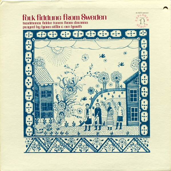 【中古】米LP Bjorn Stabi, Ole Hjorth Folk Fiddling From Sweden (Traditional Fiddle Tunes H72033 Nonesuch 未開封 /00260