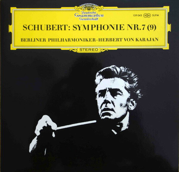 【中古】独LP ヘルベルト・フォン・カラヤン, シューベルト 交響曲 第7番 ハ長調, D944 139043 DEUTSCHE GRAMMOPHON /00260