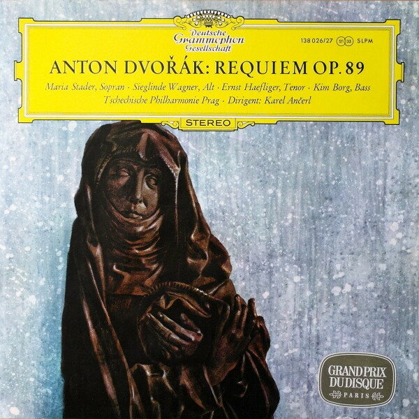 【中古】独2discs LP Anton Dvo ak Requiem Op. 89 138026SLPM Deutsche Grammophon /00520