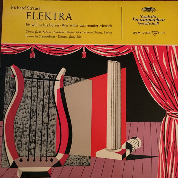 【中古】独LP バイエルン国立管弦楽団 リヒャルト・シュトラウス, エレクトラ LPEM19038 DEUTSCHE GRAMMOPHON /00260