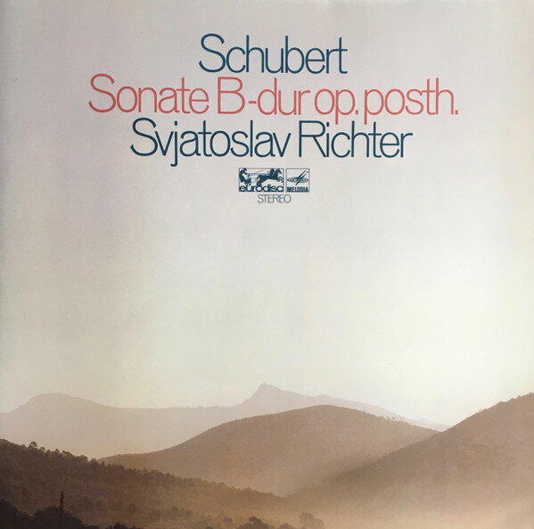 【中古】独LP Sviatoslav Richter - Franz Sch Sonate B-dur, Op. Posth. 86222MK Melodia-Eurodisc /00260