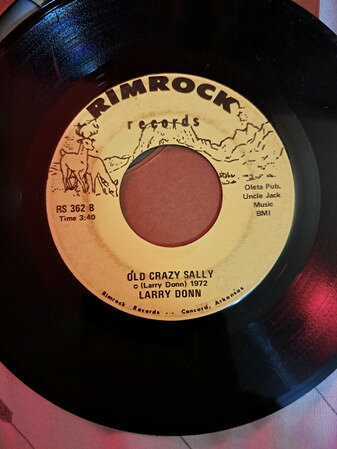 【中古】7” Larry Donn I Cant Get Her Face Out Of My Mind / Old Crazy Sall RS362 Rimrock Records /00080