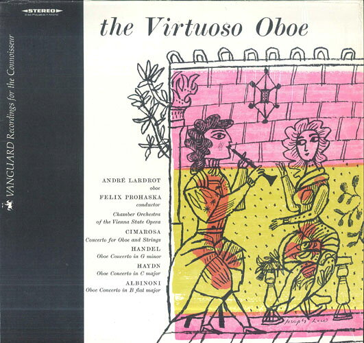 LP Andre Lardrot, Felix Prohaska, Virtuoso Oboe VSD2036 VANGUARD /00260