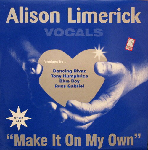・アーティスト Alison Limerick ・タイトル Make It On My Own (Vocals) ・レーベル・型番 Arista, BMG 74321407811 ・フォーマット 12インチレコード ・コンディション(盤) 良い (VG+) ・コンディション(ジャケット) 良い (VG+) ・コンディション(帯) オビなし ・特記事項 【カバー折れ/しわ】【盤に浅い跡】 サンプル画像です。実際の商品の画像ではありません 商品写真はバーコード/カタログ番号に対応したサンプル画像ですので、お送りする商品の画像ではありません。帯やライナーなどの付属品は、特記事項に記載されている場合のみ含まれます。プロモやカラーレコードなどの仕様についても、該当する場合のみ特記事項に記載しています。 【ご購入前に必ずご確認ください】 ・本店サイト(www.recordcity.jp)とは価格、送料が違います ・本店サイト、その他支店のオーダーとは同梱発送できません ・注文確定後に別の注文を頂いた場合、注文同士の同梱は致しかねます。 ・別倉庫から発送しているため、店頭受け渡しは対応しておりません ・一部商品は他の通販サイトでも販売しているため、ご注文のタイミングによっては商品のご用意ができない場合がございます。 ・土日祝日はお休みです 金曜・祝前日9時以降のご連絡またはご入金は、返答または発送が週明け・祝日明けに順次対応となります。 ・ご購入後のキャンセル不可 ご購入後のキャンセルはいかなる理由においてもお受けできません。ご了承の上、ご購入くださいませ。 ・日本郵便(ゆうパック/ゆうメール)によるお届けになります。 ・中古品であることをご理解ください 当ストアでは中古商品を主に販売しております。中古品であることをご理解の上ご購入ください。また、一部商品はRecordCityオンラインストアで試聴可能です。 ・返品について お客様のご都合による返品は一切承っておりません。 表記の内容と実際の商品に相違がある場合、また針飛び等で返品・返金をご希望される場合は、商品の到着後1週間以内にご連絡ください。商品の返送をこちらで確認後、キャンセル・返金を行います。 コンディションVG以下の商品は返品できません。プレイに影響のない表面のこすれ傷、プレス起因のノイズ盤は返品の対象外です。 【コンディション表記】 ・ほぼ新品(M-)(Like New) 完全な新品。未使用。当店ではほぼ使用しません ・非常に良い(EX)(Excellent) 中古盤として美品な状態。わずかな経年を感じるものの傷みを感じさせない、当店基準で最高の状態 ・良い(VG+)(Very Good Plus) 丁寧に扱われた中古品で、軽い使用感がみられる。 ・可(VG)(Acceptable) 使い込まれた中古品で、「良い」よりもさらに使用感がみられる。 ・悪い(VG-)(Bad) 状態が悪いアイテム。使用の保障はなく、再生不可、針飛び、目立つノイズがあるかもしれない。状態によるクレーム不可。返品不可。 ・非常に悪い(G)(Very Bad) 「悪い」よりさらに状態が悪いアイテム。使用の保障はなく、再生不可、針飛び、目立つノイズがあるかもしれない。状態によるクレーム不可。返品不可。 ・ジャンク(Fair)(Junk/Fair) 割れている、反っている、水ダメージがある、カビ、ジャケットが分離している、ひどい書き込み、ひどい擦れなど最低の状態。使用の保障はなく、再生不可、針飛び、目立つノイズがあるかもしれない。状態によるクレーム不可。返品不可。 ・ジャンク(Poor)(Junk/Poor) 割れている、反っている、水ダメージがある、カビ、ジャケットが分離している、ひどい書き込み、ひどい擦れなど最低の状態。使用の保障はなく、再生不可、針飛び、目立つノイズがあるかもしれない。状態によるクレーム不可。返品不可。