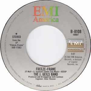 【中古】米7” J. Geils Band Freeze-frame B8108 EMI AMERICA /00080