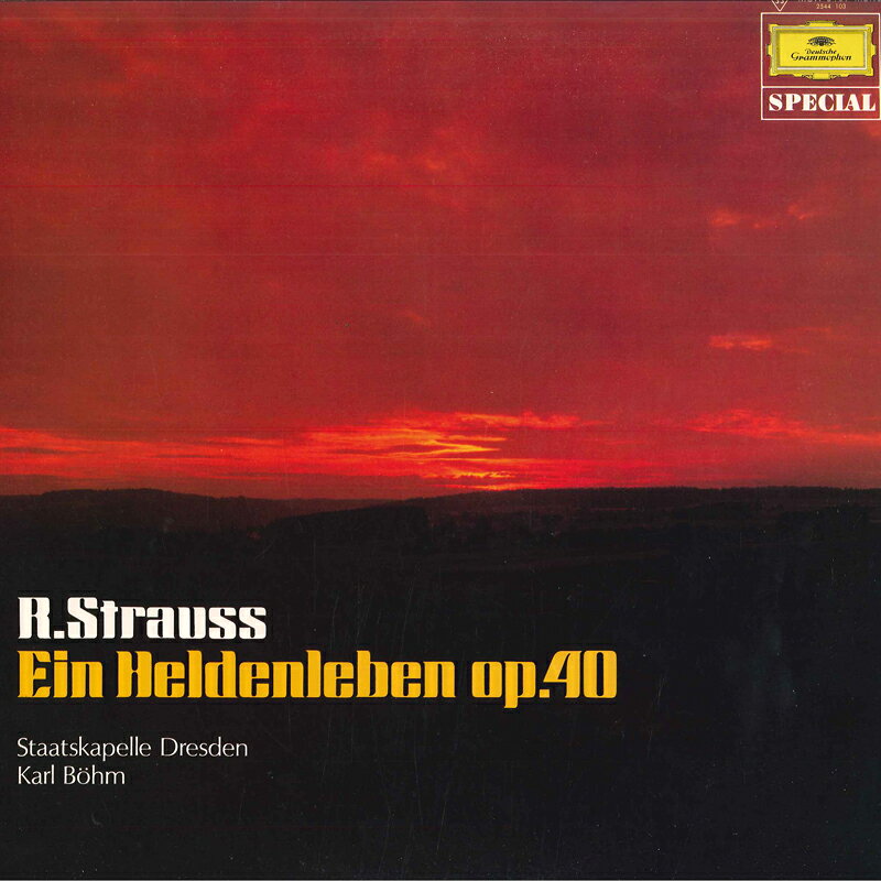 【中古】LP カール ベーム指揮/ドレスデン国 リヒャルト シュトラウス/交響詩<英雄の生涯>作品40 MGW5157 POLYDOR /00260 recordcity-10635063 RECORD CITY 楽天市場店 パッケージ画像