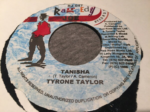 【中古】ジャマイカ7” Tyrone Taylor Tanisha NONE Raggedy Joe Records /00080