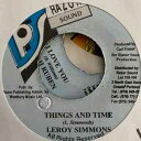 【中古】ジャマイカ7” Leroy Simmons Things And Time NONE Razor Sound /00080