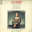 【中古】LP Lili Kraus モーツァルト : ピアノソナタ第8番 第5番 第10番 第17 SONC10350 CBS SONY /00260