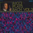 【中古】LP Ruggiero Ricci Ricci Plays Bach Vol2 SDL15056 DECCA /00260