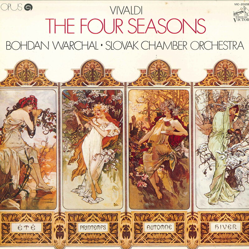 【中古】LP ボフダン・ヴァルハル, スロヴァ ヴィヴァルディ: 合奏協奏曲 四季 作品8 VIC2028 VICTOR /00260