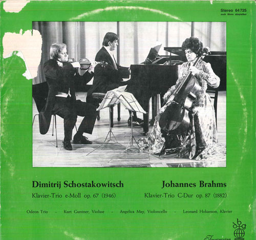 【中古】独LP オデオン・トリオ ショスタコーヴィッチ ピアノ三重奏曲 ホ短調, 作品67 64725 IMPRESSIO..