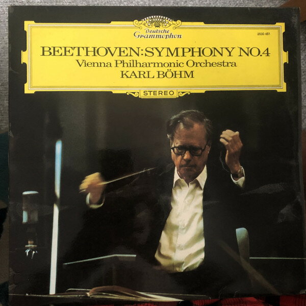 【中古】英LP Karl Bohm, Wiener Philharmonik Beethoven Symphonie Nr. 4 2530451 DEUTSCHE GRAMMOPHON /00260