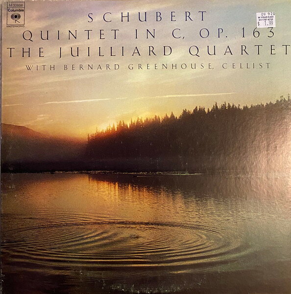 ・アーティスト Franz Schubert , Juilliard String Quartet, Bernard Greenhouse ・タイトル Quintet In C, Op. 163 ・レーベル・型番 Columbia Masterworks M32808 ・フォーマット LPレコード ・コンディション(盤) 可 (VG) ・コンディション(ジャケット) 良い (VG+) ・コンディション(帯) オビなし ・特記事項 【シュリンク残し】【盤に目立った跡】 サンプル画像です。実際の商品の画像ではありません 商品写真はバーコード/カタログ番号に対応したサンプル画像ですので、お送りする商品の画像ではありません。帯やライナーなどの付属品は、特記事項に記載されている場合のみ含まれます。プロモやカラーレコードなどの仕様についても、該当する場合のみ特記事項に記載しています。 【ご購入前に必ずご確認ください】 ・本店サイト(www.recordcity.jp)とは価格、送料が違います ・本店サイト、その他支店のオーダーとは同梱発送できません ・注文確定後に別の注文を頂いた場合、注文同士の同梱は致しかねます。 ・別倉庫から発送しているため、店頭受け渡しは対応しておりません ・一部商品は他の通販サイトでも販売しているため、ご注文のタイミングによっては商品のご用意ができない場合がございます。 ・土日祝日はお休みです 金曜・祝前日9時以降のご連絡またはご入金は、返答または発送が週明け・祝日明けに順次対応となります。 ・ご購入後のキャンセル不可 ご購入後のキャンセルはいかなる理由においてもお受けできません。ご了承の上、ご購入くださいませ。 ・日本郵便(ゆうパック/ゆうメール)によるお届けになります。 ・中古品であることをご理解ください 当ストアでは中古商品を主に販売しております。中古品であることをご理解の上ご購入ください。また、一部商品はRecordCityオンラインストアで試聴可能です。 ・返品について お客様のご都合による返品は一切承っておりません。 表記の内容と実際の商品に相違がある場合、また針飛び等で返品・返金をご希望される場合は、商品の到着後1週間以内にご連絡ください。商品の返送をこちらで確認後、キャンセル・返金を行います。 コンディションVG以下の商品は返品できません。プレイに影響のない表面のこすれ傷、プレス起因のノイズ盤は返品の対象外です。 【コンディション表記】 ・ほぼ新品(M-)(Like New) 完全な新品。未使用。当店ではほぼ使用しません ・非常に良い(EX)(Excellent) 中古盤として美品な状態。わずかな経年を感じるものの傷みを感じさせない、当店基準で最高の状態 ・良い(VG+)(Very Good Plus) 丁寧に扱われた中古品で、軽い使用感がみられる。 ・可(VG)(Acceptable) 使い込まれた中古品で、「良い」よりもさらに使用感がみられる。 ・悪い(VG-)(Bad) 状態が悪いアイテム。使用の保障はなく、再生不可、針飛び、目立つノイズがあるかもしれない。状態によるクレーム不可。返品不可。 ・非常に悪い(G)(Very Bad) 「悪い」よりさらに状態が悪いアイテム。使用の保障はなく、再生不可、針飛び、目立つノイズがあるかもしれない。状態によるクレーム不可。返品不可。 ・ジャンク(Fair)(Junk/Fair) 割れている、反っている、水ダメージがある、カビ、ジャケットが分離している、ひどい書き込み、ひどい擦れなど最低の状態。使用の保障はなく、再生不可、針飛び、目立つノイズがあるかもしれない。状態によるクレーム不可。返品不可。 ・ジャンク(Poor)(Junk/Poor) 割れている、反っている、水ダメージがある、カビ、ジャケットが分離している、ひどい書き込み、ひどい擦れなど最低の状態。使用の保障はなく、再生不可、針飛び、目立つノイズがあるかもしれない。状態によるクレーム不可。返品不可。