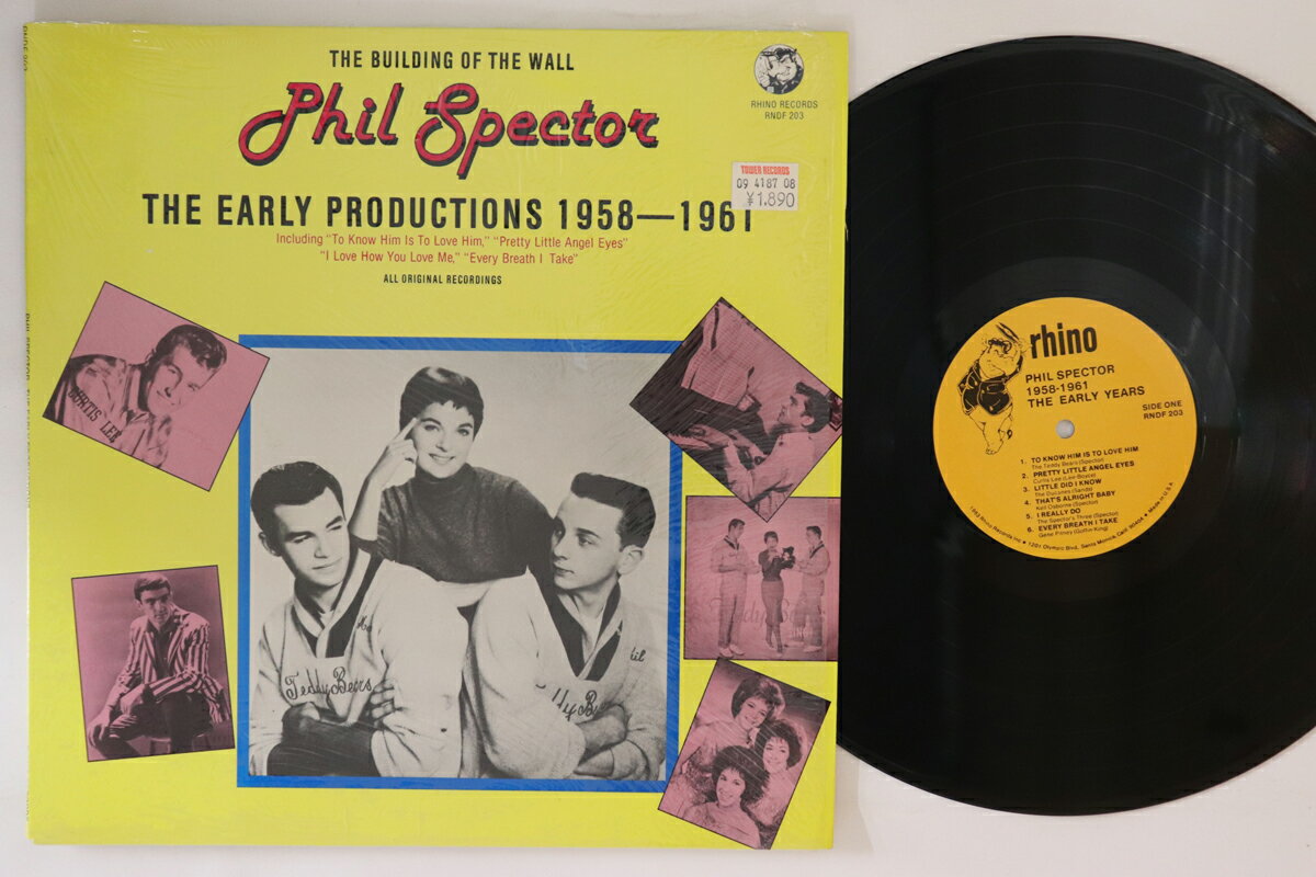 【中古】米LP Phil Spector Early Productions 1958-1961 RNDF203 RHINO /00260