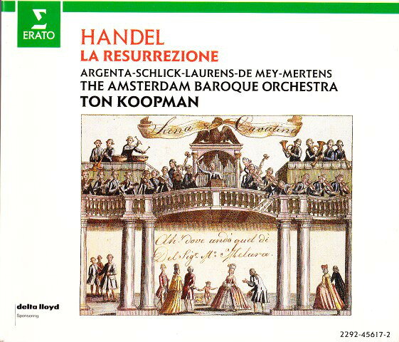 【中古】独2CD Georg Friedrich H?ndel ? Nancy La Resurrezione 2292456172 Erato /00220