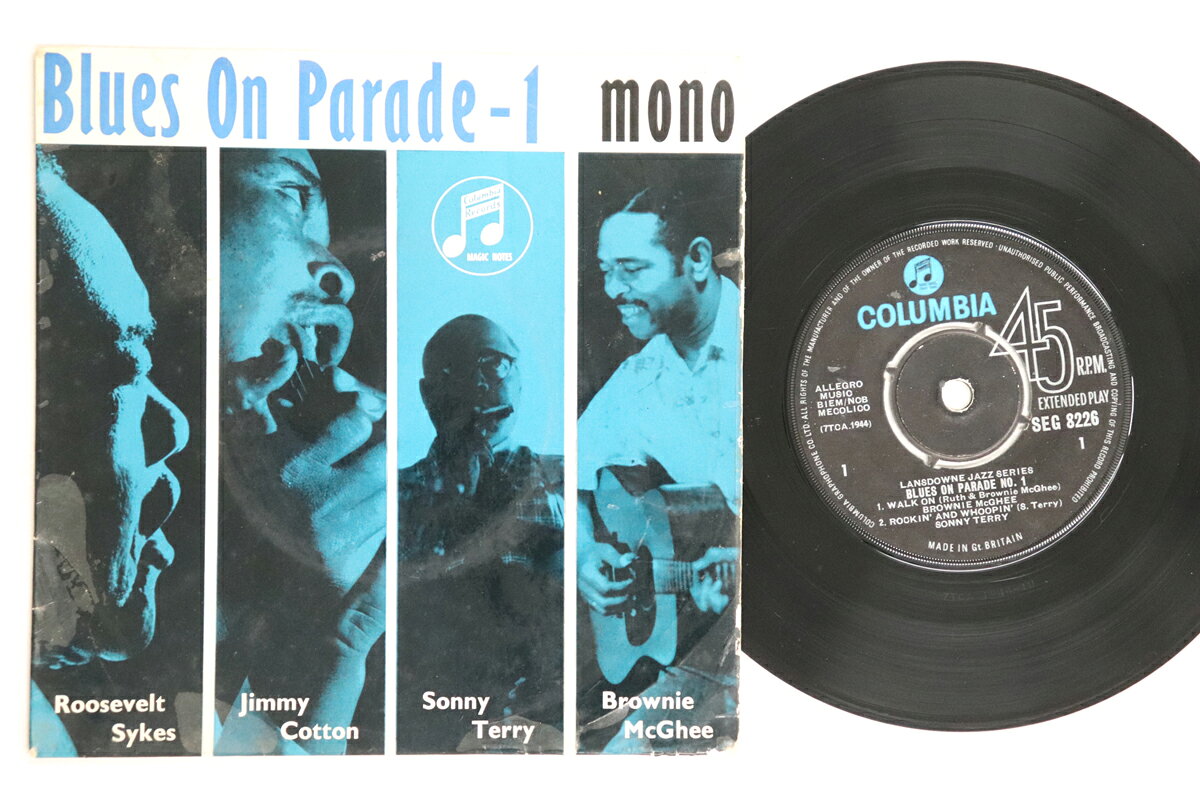 ・アーティスト Various ・タイトル Blues On Parade -1 ・レーベル・型番 COLUMBIA SEG8226 ・フォーマット 7インチレコード ・コンディション(盤) 良い (VG+) ・コンディション(ジャケット) 悪い (VG-) ・コンディション(帯) オビなし ・特記事項 【カバーに目立つキズ/ダメージ】【裏カバーに書き込み】 実際に発送される商品の画像です 【ご購入前に必ずご確認ください】 ・本店サイト(www.recordcity.jp)とは価格、送料が違います ・本店サイト、その他支店のオーダーとは同梱発送できません ・注文確定後に別の注文を頂いた場合、注文同士の同梱は致しかねます。 ・別倉庫から発送しているため、店頭受け渡しは対応しておりません ・一部商品は他の通販サイトでも販売しているため、ご注文のタイミングによっては商品のご用意ができない場合がございます。 ・土日祝日はお休みです 金曜・祝前日9時以降のご連絡またはご入金は、返答または発送が週明け・祝日明けに順次対応となります。 ・ご購入後のキャンセル不可 ご購入後のキャンセルはいかなる理由においてもお受けできません。ご了承の上、ご購入くださいませ。 ・日本郵便(ゆうパック/ゆうメール)によるお届けになります。 ・中古品であることをご理解ください 当ストアでは中古商品を主に販売しております。中古品であることをご理解の上ご購入ください。また、一部商品はRecordCityオンラインストアで試聴可能です。 ・返品について お客様のご都合による返品は一切承っておりません。 表記の内容と実際の商品に相違がある場合、また針飛び等で返品・返金をご希望される場合は、商品の到着後1週間以内にご連絡ください。商品の返送をこちらで確認後、キャンセル・返金を行います。 コンディションVG以下の商品は返品できません。プレイに影響のない表面のこすれ傷、プレス起因のノイズ盤は返品の対象外です。 【コンディション表記】 ・ほぼ新品(M-)(Like New) 完全な新品。未使用。当店ではほぼ使用しません ・非常に良い(EX)(Excellent) 中古盤として美品な状態。わずかな経年を感じるものの傷みを感じさせない、当店基準で最高の状態 ・良い(VG+)(Very Good Plus) 丁寧に扱われた中古品で、軽い使用感がみられる。 ・可(VG)(Acceptable) 使い込まれた中古品で、「良い」よりもさらに使用感がみられる。 ・悪い(VG-)(Bad) 状態が悪いアイテム。使用の保障はなく、再生不可、針飛び、目立つノイズがあるかもしれない。状態によるクレーム不可。返品不可。 ・非常に悪い(G)(Very Bad) 「悪い」よりさらに状態が悪いアイテム。使用の保障はなく、再生不可、針飛び、目立つノイズがあるかもしれない。状態によるクレーム不可。返品不可。 ・ジャンク(Fair)(Junk/Fair) 割れている、反っている、水ダメージがある、カビ、ジャケットが分離している、ひどい書き込み、ひどい擦れなど最低の状態。使用の保障はなく、再生不可、針飛び、目立つノイズがあるかもしれない。状態によるクレーム不可。返品不可。 ・ジャンク(Poor)(Junk/Poor) 割れている、反っている、水ダメージがある、カビ、ジャケットが分離している、ひどい書き込み、ひどい擦れなど最低の状態。使用の保障はなく、再生不可、針飛び、目立つノイズがあるかもしれない。状態によるクレーム不可。返品不可。
