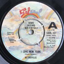 【中古】英7” Metropolis I Love New York SSOL107PROMO Salsoul Records プロモ /00080