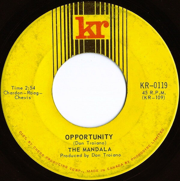 加7” Mandala (11) Opportunity / Lost Love KR0119 KR /00080