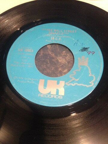【中古】加7” 10cc The Wall Street Shuffle UK49023 UK Records /00080