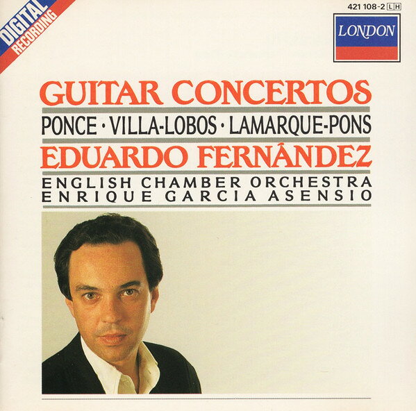 米CD Ponce ・ Villa-Lobos ・ Lamarq Guitar Concertos 4211082 London Records /00110