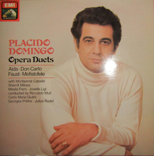 英LP Placido Domingo Opera Duets ASD4270 HIS MASTERS VOICE /00260
