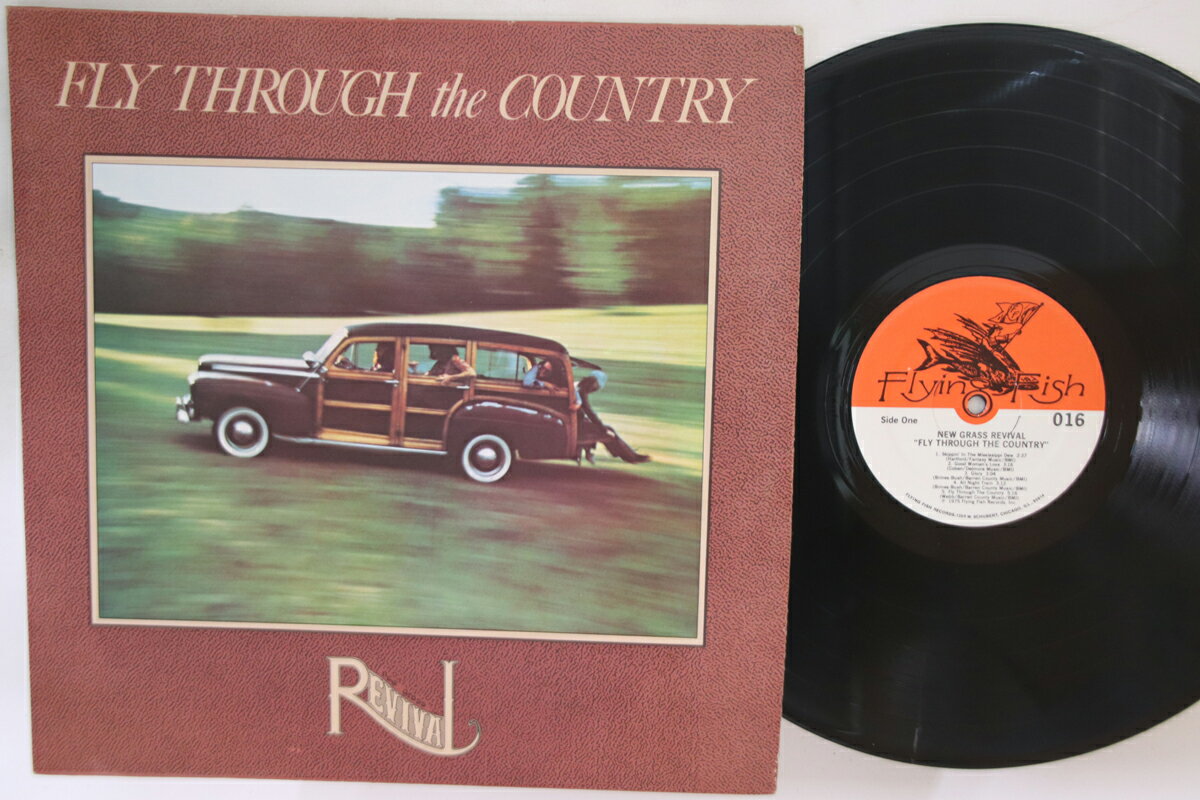 【中古】米LP New Grass Revival Fly Through The Country FF016 FLYING FISH /00260