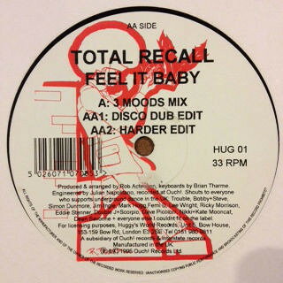 LP Total Recall Feel It Baby All Nite HUG01 HUGGYS WORLD /00260