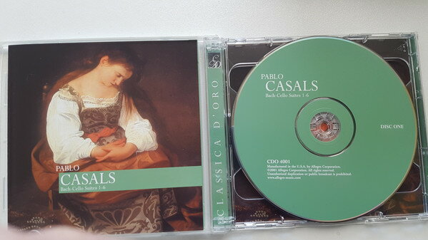 【中古】米2CD Bach; Casals Cello Suites 1 & 6 CDO4001 Classica dOro /00220