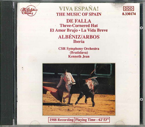 輸入CD De Fala Viva Espana Music Of Spain 8330174 GOLDEN CLASSICS /00110
