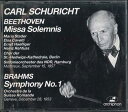 【中古】独2CD Carl Schuricht Beethoven : Missia Solemnis / Brahms : Symphony No. ARCH21 ARCHIPHON /00220