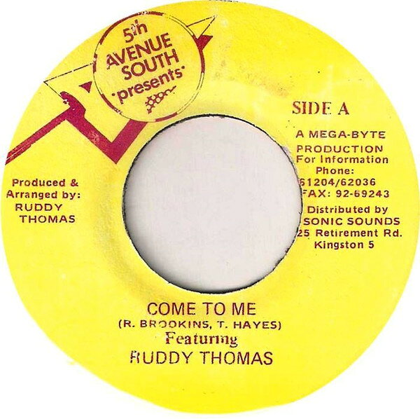【中古】7” Ruddy Thomas Come To Me NONE 5th Avenue South /00080