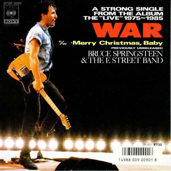 ・アーティスト Bruce Springsteen ・タイトル War / Merry Christmas Baby ・レーベル CBS SONY 07SP1000 ・フォーマット 7インチレコード ・コンディション(盤) 非常に良い(EX) ・コンディション(ジャケット) 良い (VG+) ・コンディション(帯) オビなし ・特記事項 【カバー変色】 サンプル画像です。実際の商品の画像ではありません 商品写真はバーコード/カタログ番号に対応したサンプル画像ですので、お送りする商品の画像ではありません。帯やライナーなどの付属品は、特記事項に記載されている場合のみ含まれます。プロモやカラーレコードなどの仕様についても、該当する場合のみ特記事項に記載しています。 【ご購入前に必ずご確認ください】 ・本店サイト(www.recordcity.jp)とは価格、送料が違います ・本店サイト、その他支店のオーダーとは同梱発送できません ・別倉庫から発送しているため、店頭受け渡しは対応しておりません ・一部商品は他の通販サイトでも販売しているため、ご注文のタイミングによっては商品のご用意ができない場合がございます。 ・土日祝日はお休みです 金曜・祝前日9時以降のご連絡またはご入金は、返答または発送が週明け・祝日明けに順次対応となります。 ・ご購入後のキャンセル不可 ご購入後のキャンセルはいかなる理由においてもお受けできません。ご了承の上、ご購入くださいませ。 ・日本郵便(ゆうパック/ゆうメール)によるお届けになります。 ・中古品であることをご理解ください 当ストアではお客様よりお譲りいただいた中古商品を主に販売しております。中古品であることをご理解の上ご購入ください。また、一部商品はRecordCityオンラインストアで試聴可能です。 ・返品について お客様のご都合による返品は一切承っておりません。 表記の内容と実際の商品に相違がある場合、また針飛び等で返品・返金をご希望される場合は、商品の到着後1週間以内にご連絡ください。商品の返送をこちらで確認後、キャンセル・返金を行います。 コンディションVG以下の商品は返品できません。プレイに影響のない表面のこすれ傷、プレス起因のノイズ盤は返品の対象外です。 【コンディション表記】 ・ほぼ新品(M-)(Like New) 完全な新品。未使用。当店ではほぼ使用しません ・非常に良い(EX)(Excellent) 中古盤として美品な状態。わずかな経年を感じるものの傷みを感じさせない、当店基準で最高の状態 ・良い(VG+)(Very Good Plus) 丁寧に扱われた中古品で、軽い使用感がみられる。 ・可(VG)(Acceptable) 使い込まれた中古品で、「良い」よりもさらに使用感がみられる。 ・悪い(VG-)(Bad) 状態が悪いアイテム。使用の保障はなく、再生不可、針飛び、目立つノイズがあるかもしれない。状態によるクレーム不可。返品不可。 ・非常に悪い(G)(Very Bad) 「悪い」よりさらに状態が悪いアイテム。使用の保障はなく、再生不可、針飛び、目立つノイズがあるかもしれない。状態によるクレーム不可。返品不可。 ・ジャンク(Fair)(Junk/Fair) 割れている、反っている、水ダメージがある、カビ、ジャケットが分離している、ひどい書き込み、ひどい擦れなど最低の状態。使用の保障はなく、再生不可、針飛び、目立つノイズがあるかもしれない。状態によるクレーム不可。返品不可。 ・ジャンク(Poor)(Junk/Poor) 割れている、反っている、水ダメージがある、カビ、ジャケットが分離している、ひどい書き込み、ひどい擦れなど最低の状態。使用の保障はなく、再生不可、針飛び、目立つノイズがあるかもしれない。状態によるクレーム不可。返品不可。