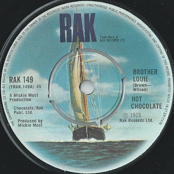 【中古】英7” Hot Chocolate Brother Louie RAK149 RAK /00080