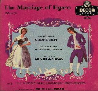 【中古】英7” Vienna Philharmonic Orchestra The Marriage Of Figaro CEP507 DECCA /00080