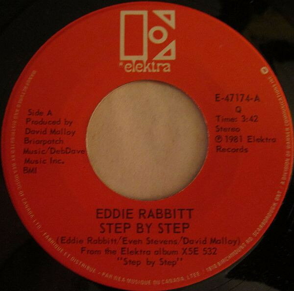 Artist Name: G - 【中古】加7” Eddie Rabbitt Step By Step / My Only Wish E47174A Elektra /00080