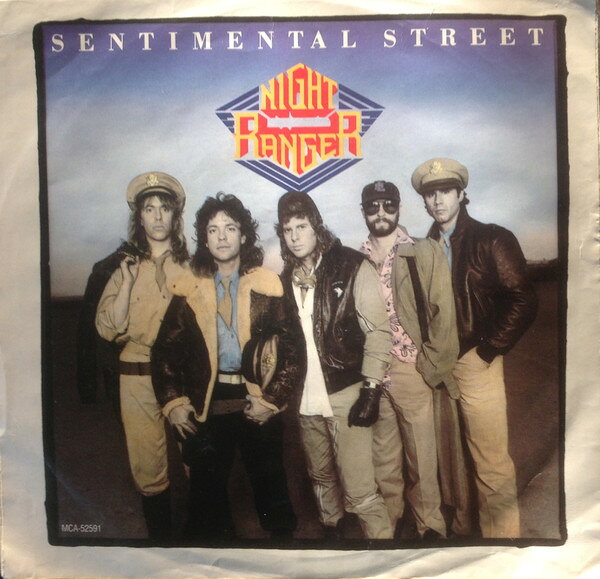 ����š۲�7�� Night Ranger Sentimental Street / Night Machine MCA52591 MCA Records, Ca...