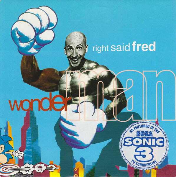 Artist Name: K - 【中古】7” Right Said Fred Wonderman SNOG9 Tug Records /00080