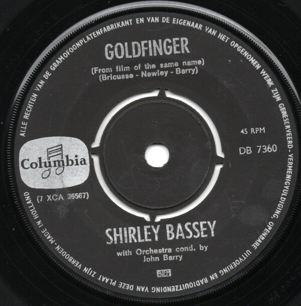 7” Shirley Bassey Goldfinger DB7360 Columbia /00080