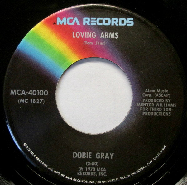 7” Dobie Gray Loving Arms MCA40100 MCA Records /00080