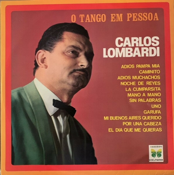 Artist Name: B - 【中古】LP Carlos Lombardi O Tango Em Pessoa COELP40900 Copacabana /00260