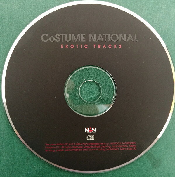 Artist Name: Y - 【中古】CD Various Costume National - Erotic Tracks NUN0146122 NuN Entertainment 紙ジャケ /00110