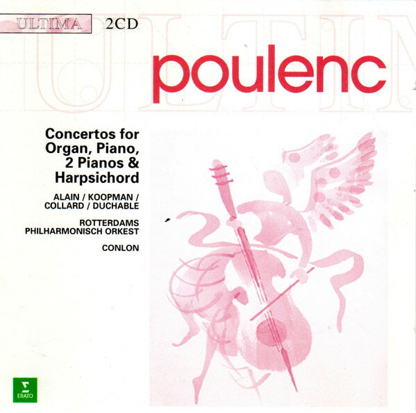 ����š۲�2discs CD Francis Poulenc - Marie-Claire Concertos For Organ, Piano, 2 Pianos & Harpsichord 3984213422 Erato /00170