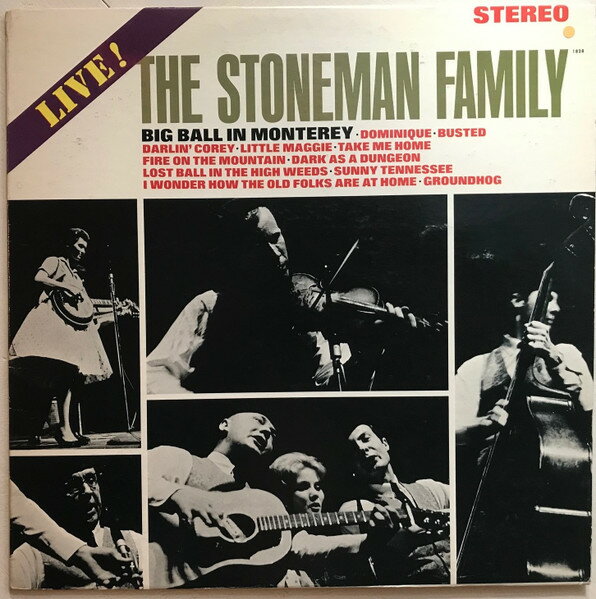 艺人名: A - 【中古】LP Stoneman Family Big Ball In Monterey: Live! ST1828 World Pacific Record /00260