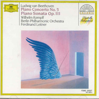Tchaikovsky - 【中古】CD ケンプ(Pt)ライトナー＝ベルリ ベートーベン：ピアノ協奏曲第五番《皇帝》 F28G22027 POLY DOR /00110