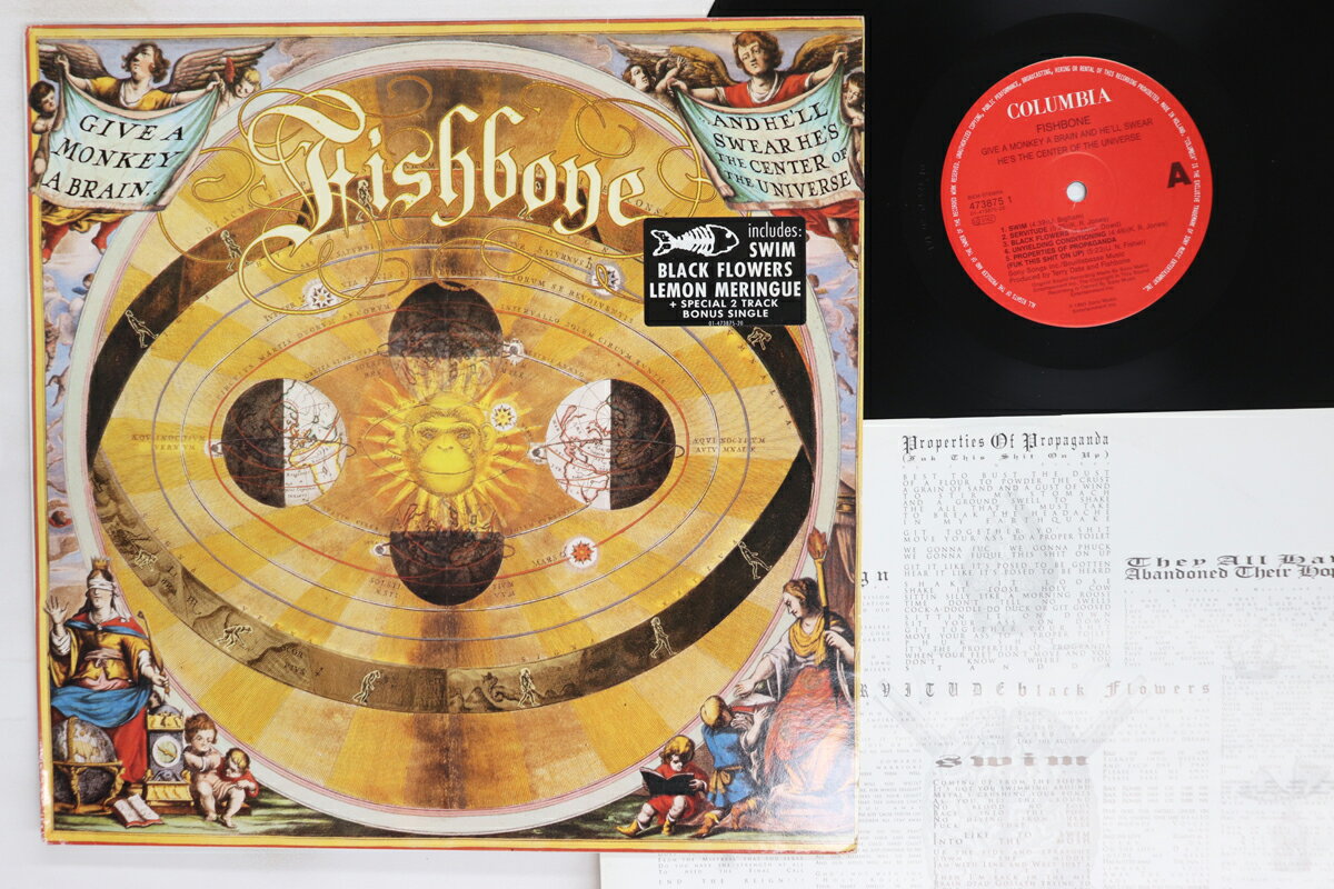 LP Fishbone Give A Monkey A Brain...and Hell Swear Hes The Cent 4738751 COLUMBIA /00260