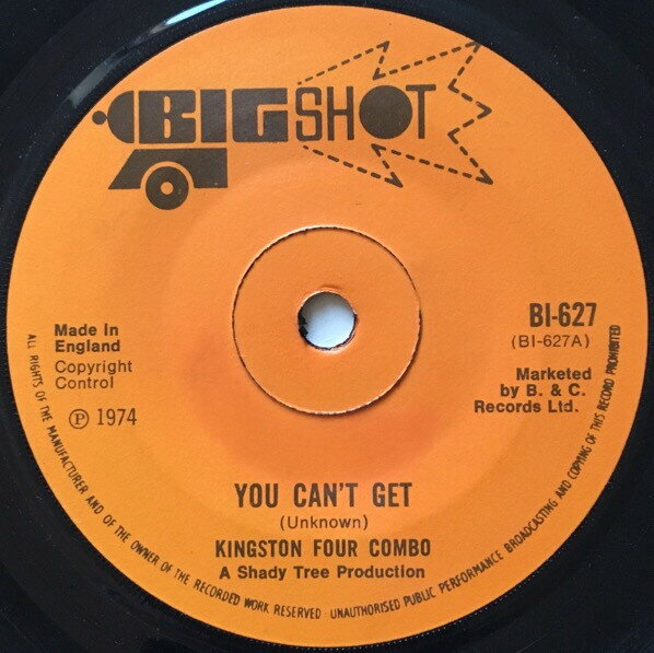 【中古】英7” Kingston Four Combo You Cant Get / Show Case BI627 Big Shot /00080