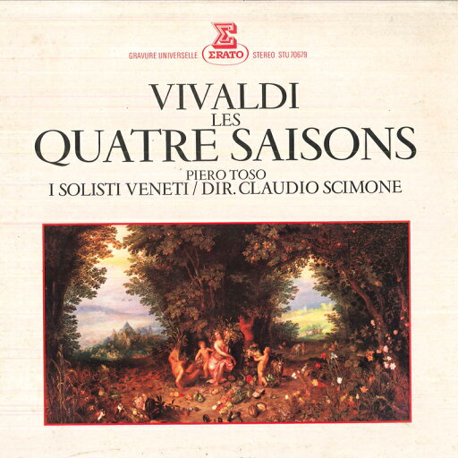 【中古】LP Piero Toso,i Solisti Veneti,cl Vivaldi Les Quatre Saisons STU70679 ERATO /00260 【中古】LP Piero Toso,i Solisti Veneti,cl Vivaldi Les Quatre Saisons STU70679 ERATO /00260
