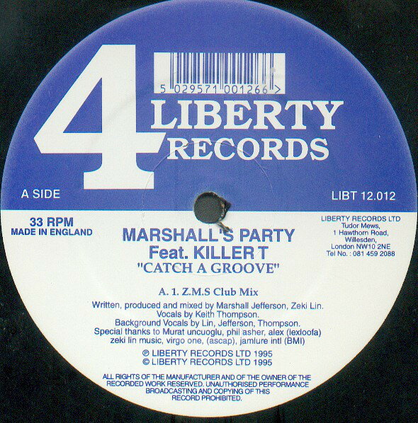 【中古】英12” Marshalls Party, Killer T Catch A Groove LIBT12012 4 Liberty Records Lt /00250
