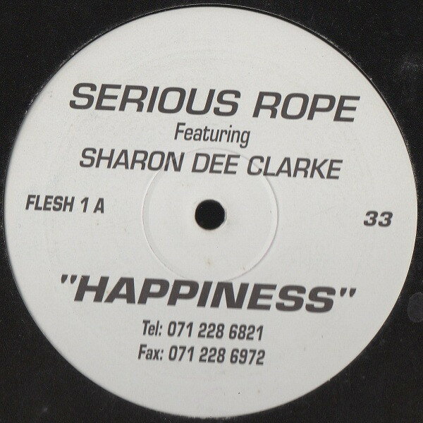 【中古】英12” Serious Rope, Sharon Dee Clark Happiness FLESH1 Rumour Records /00250